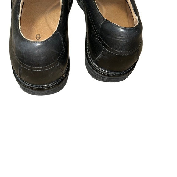 Men DANSKO JACKSON BLACK CALF SLIP ON Black Leather size 11.5-12 loafer